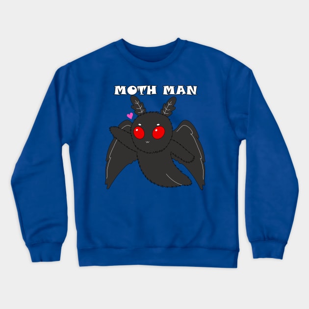 Chibi Mothman Crewneck Sweatshirt by garciajey